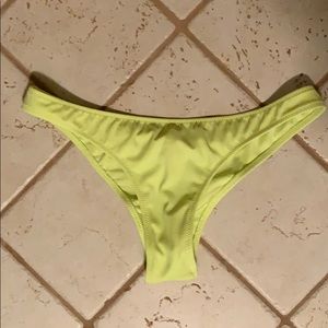 Victoria’s Secret neon Brazilian cut swim bottoms